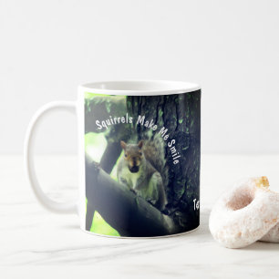Mug Les écureuils me font sourire L'art animal personn