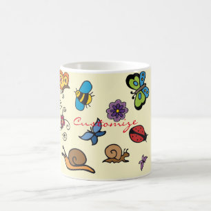 Mug Les escargots des papillons insectent Thunder_Cove