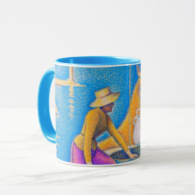 Mug Les femmes dans le puits, Signac (Devant gauche)