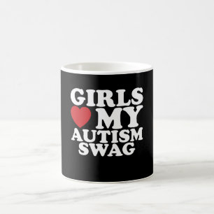 Mug Les filles aiment mon cœur de sensibilisation au s