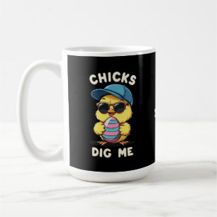 Mug Les filles me creusent Joyeux Jour de Pâques Drôle