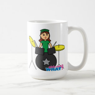 Mug Les filles ne peuvent quoi ? Conception personnal