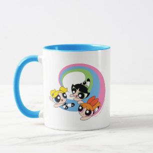 Mug Les filles puissantes volent dans le ciel