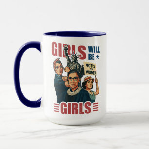 Mug Les Filles Seront Des Filles Féminisme Empowerment