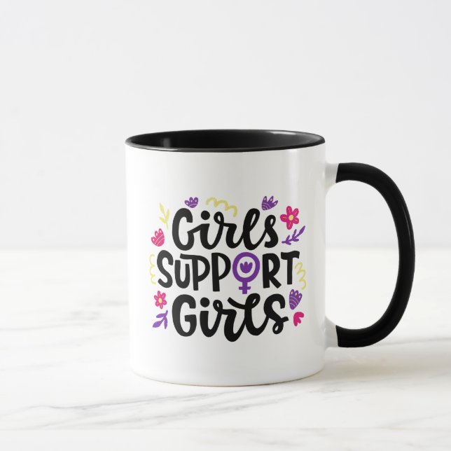 Mug Les filles soutiennent les filles (Droite)