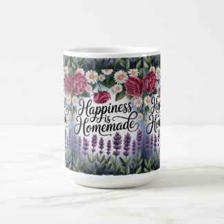 Mug "Les fleurs du bonheur : 'Le bonheur est fait mais