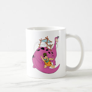Mug Les Flintstones Fred glissant en bas de la queue