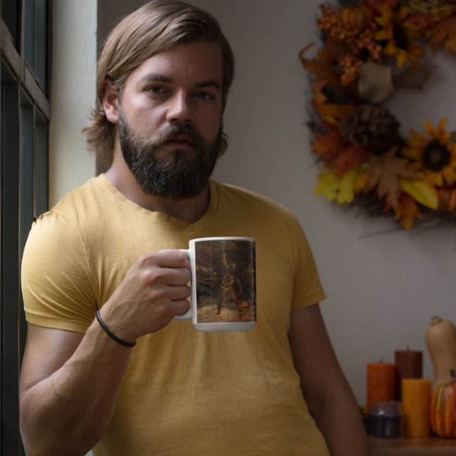 Mug Les funérailles d'un Viking Frank Dicksee 1893 (Créateur téléchargé)