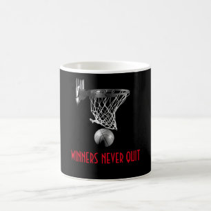 Mug Les Gagnants N'Ont Jamais Quitté Le Basket