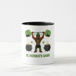 Mug Les gains de la Saint-Patrick obtiennent un poids