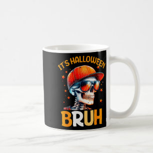 Mug Les garçons de Halloween Bruh squelette d'Hallowee