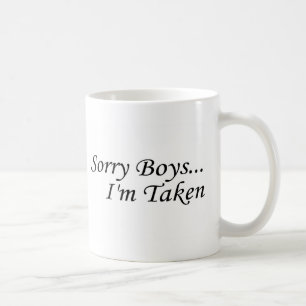 Mug Les garçons désolés, je suis pris