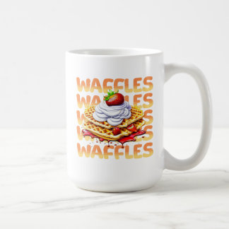 Mug Les gaufres couvertes de fraises