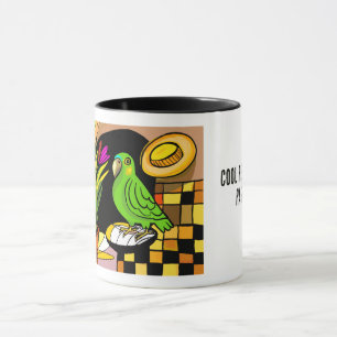Mug Les gens cools ont des perroquets