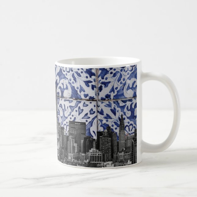 Mug Les gratte-ciels de New York rencontrent les carre (Droite)