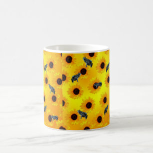Mug "Les grenouilles et les tournesols : un Motif de l