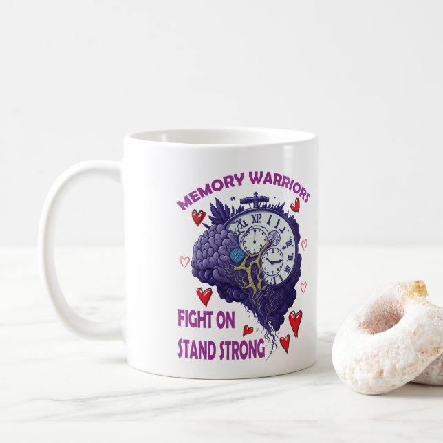 Mug Les guerriers de la mémoire : combattez-vous, tene (Avec donut)