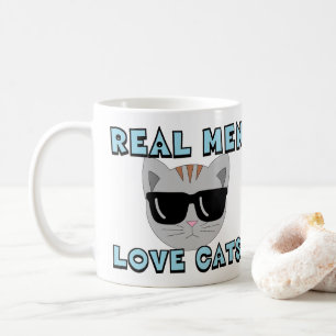 MUG LES HOMMES VRAIS AIMENT LES CHATS