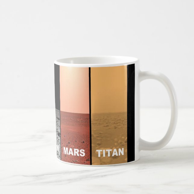 Mug Les horizons de la terre de Vénus musardent Mars (Droite)