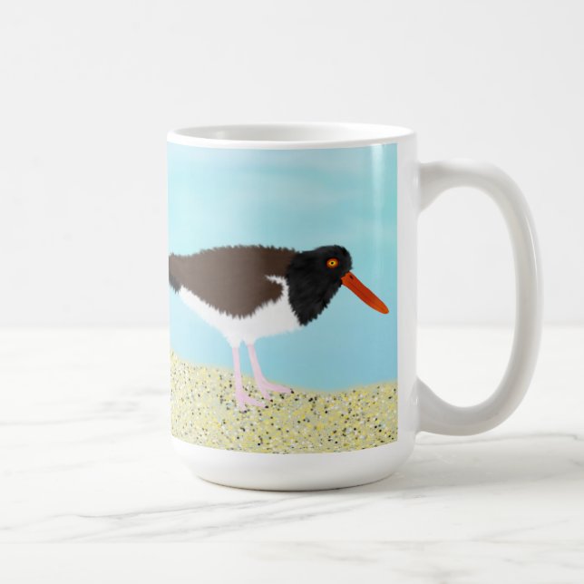 Mug Les huîtres américaines sur la plage (Droite)