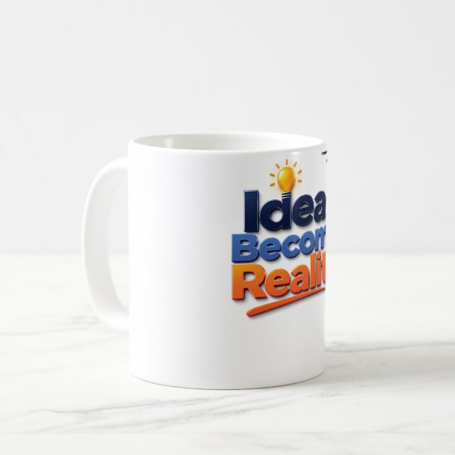 Mug Les idées deviennent réalité (Devant gauche)
