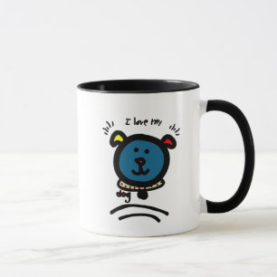 Mug les imbéciles de tableau i aiment mon chien