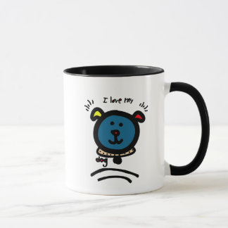 Mug les imbéciles de tableau i aiment mon chien