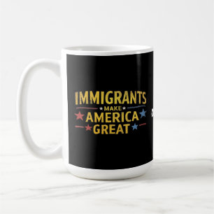 Mug Les immigrants font de l'Amérique une grande fête