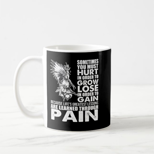 Mug Les Indiens d'Amérique Latine ONT INSPIRÉ LE CHEF. (Gauche)
