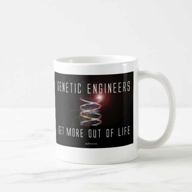 Mug Les ingénieurs génétiques obtiennent plus hors de (Droite)
