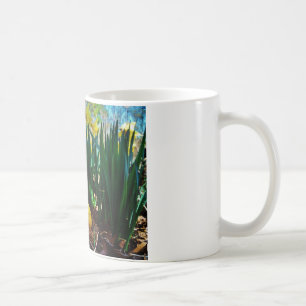 Mug Les jonquilles jaunes et un oeuf de Pâques jaune