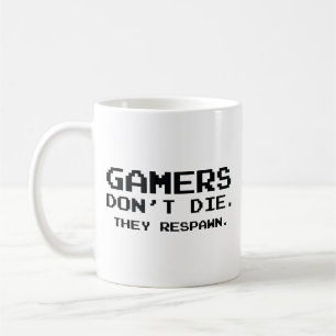Mug Les joueurs ne meurent pas. Ils Se Respectent. Caf