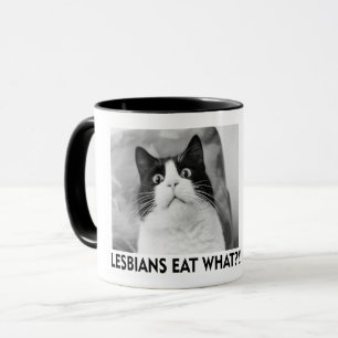 MUG LES LESBIENS MANGENT QUOI ! ? ! ?  