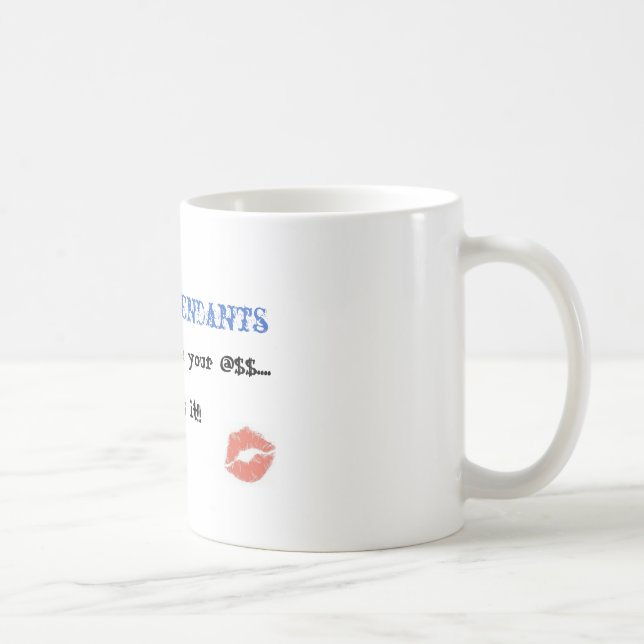 Mug les lèvres, stewards (hôtesse de l'air), sont ici (Droite)