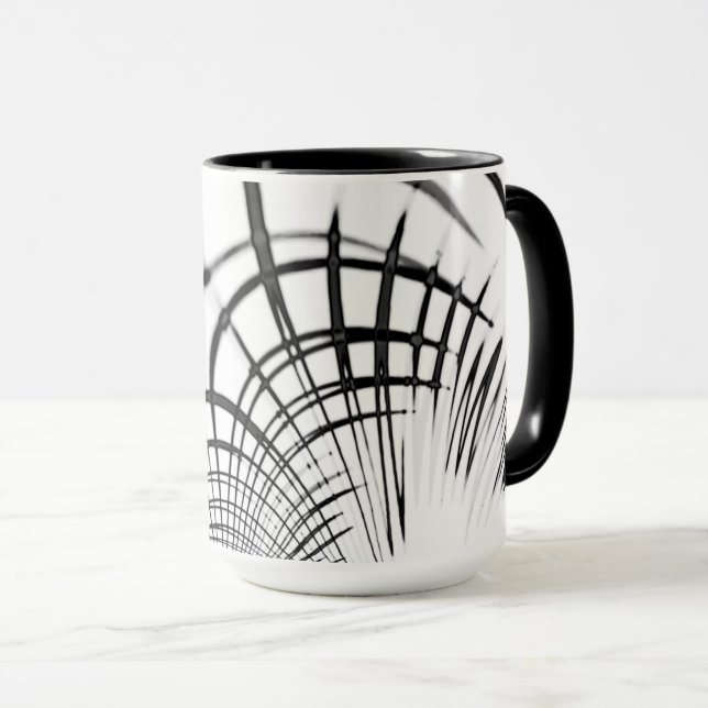 Mug Les lignes grises traversées nous rappellent les d (Devant droit)