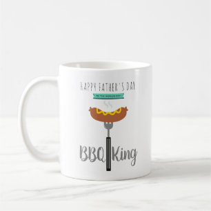 Mug Les Loups Meilleure Fête des pères BBQ King Ou Ann