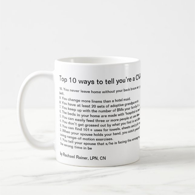 Mug Les manières du principal 10 de vous dire sont une (Gauche)