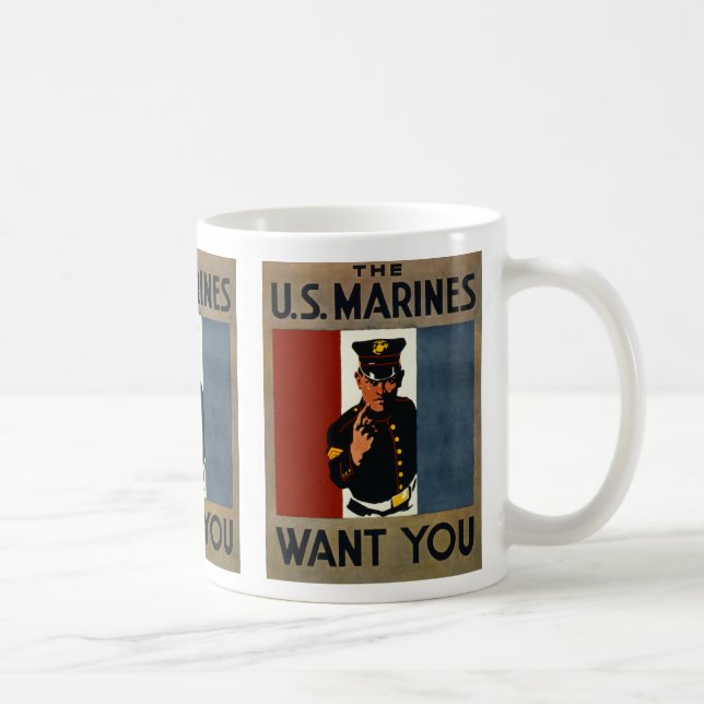Mug Les marines des USA vous veulent (Droite)