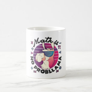 Mug Les maths c'est pas un probLlama