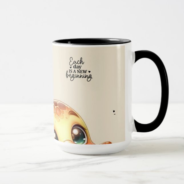 Mug Les Matins Pleins D'Intérêt Commencent Ici! (Droite)
