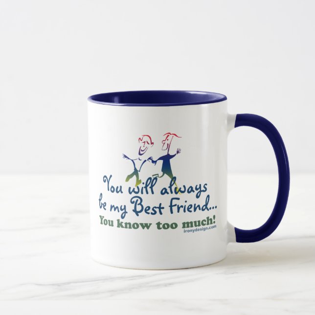 Mug Les meilleurs amis sait (Droite)