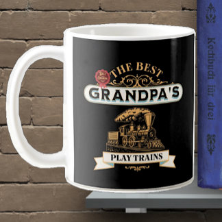 Mug Les Meilleurs Grandpas Jouer Trains Volet Moteur à