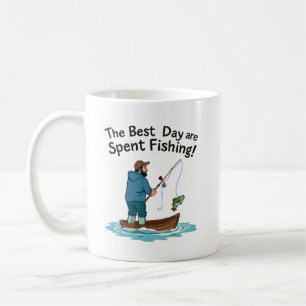 Mug Les meilleurs jours sont passés à pêcher