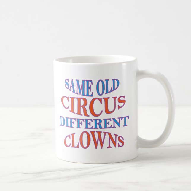 MUG LES MÊMES DIFFÉRENTS CLOWNS DE VIEUX CIRQUE (Droite)
