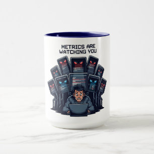 Mug Les mesures vous regardent Jeu Marketer