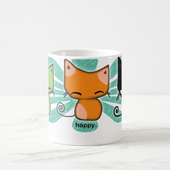 Mug les minous de happy.happy.meh avec l'aqua (Centre)