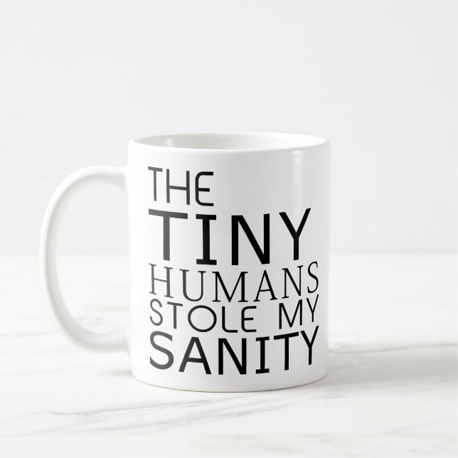 Mug Les minuscules humains m'ont volé mon sang (Gauche)