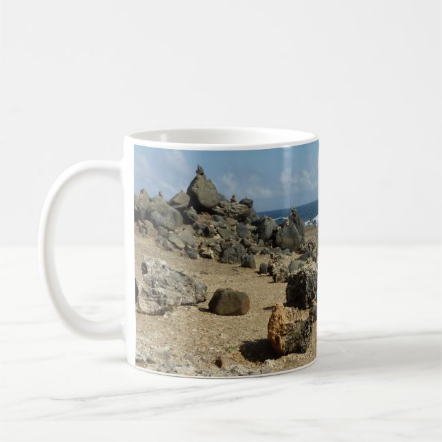 Mug Les monuments rocheux sur la côte d'Aruba (Gauche)