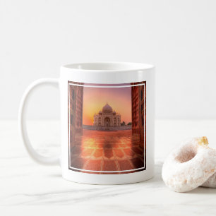 Mug Les monuments Taj Mahal, Inde au coucher du sole