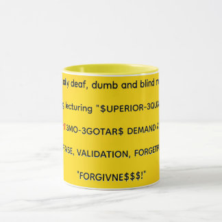 Mug Les moqueries intentionnellement sourdes, muettes